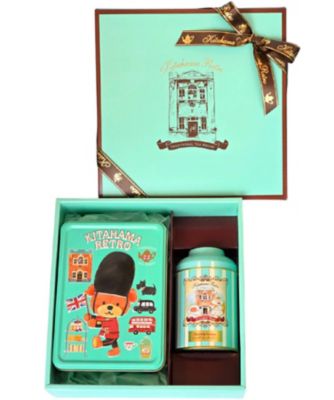 ＜北浜レトロ＞★オリジナルビスケット缶＆缶入り紅茶（北浜ブレックファスト）