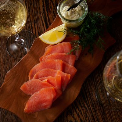 ＜A TABLE! ～EPICERIE FINE～＞★富士の介サーモンスモーク　１０枚入りスライスパック×３