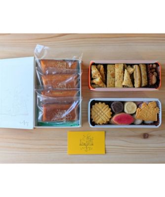 ＜おかしや page＞★３点セット（パージュのクッキー缶・おつまみ缶・フィナンシェＢｏｏｋ）