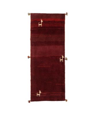 【SALE】三越伊勢丹オンラインストア ペルシャ手織りギャッベ ロングマットMサイズ 5 G1624 インテリア・エクステリア【三越伊勢丹/公式】