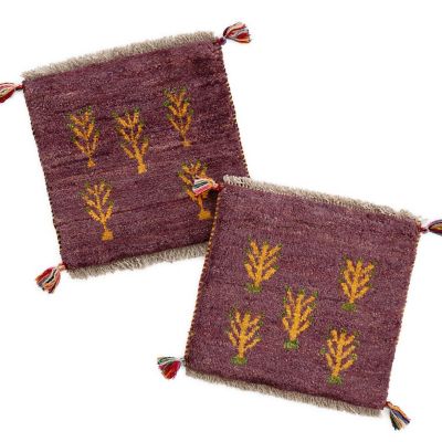 【SALE】三越伊勢丹オンラインストア ペルシャ絨毯 手織りギャッベ チェアサイズ2枚セット 14 ms14347・ms14348 インテリア・エクステリア【三越伊勢丹/公式】