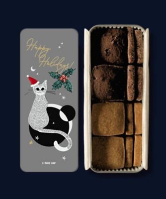 ＜8・7BAKE SHOP＞【外国展クリスマスおまとめ】★クッキー缶（蓮）クリスマス限定Ｖｅｒ．