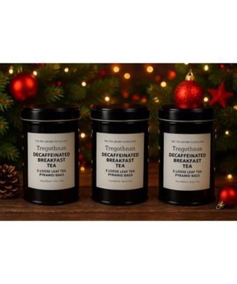 ＜トレゴスナン＞★イングリッシュブレックファスト　デカフェ３缶セット