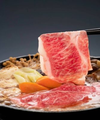 ＜佐賀/かねすえ＞★【産直】佐賀牛すき焼き鍋セット