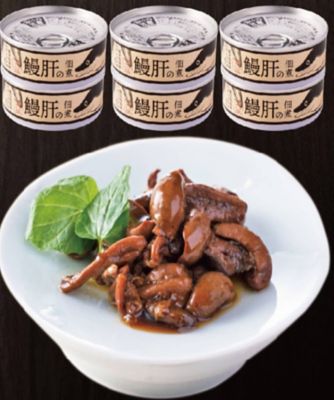 ＜鹿児島/薩摩川内市観光物産協会＞★【産直】うなぎ肝の佃煮缶詰×６缶