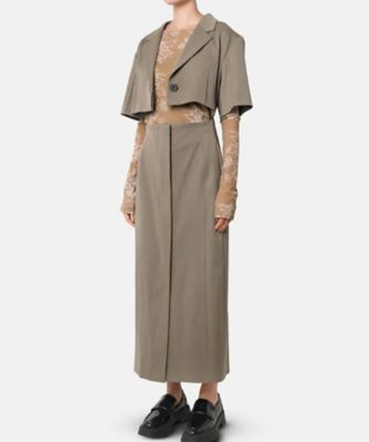 Back Lace Up Dress | LE CIEL BLEU (Women