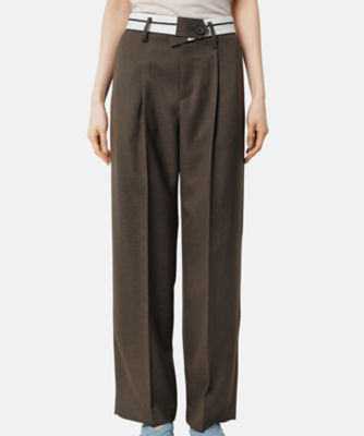 Folded Belt Trousers | LE CIEL BLEU (Women  