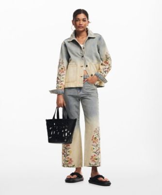 Desigual (Women)/デシグアル レターパンチングバッグＳ　２５ＳＡＸＰＢＮ