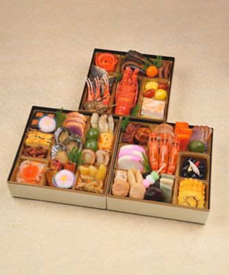 ＜柿安ダイニング＞【店頭受取おせち／新宿】おせち　豪華三段重　１２月３１日（水）午前１１時～／午後２時～お受け取り