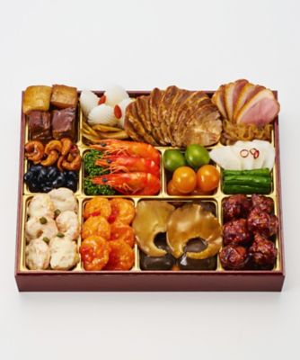 ＜四陸＞【店頭受取おせち／新宿】中華一段重　１２月３１日（水）午前１１時～／午後２時～お受け取り