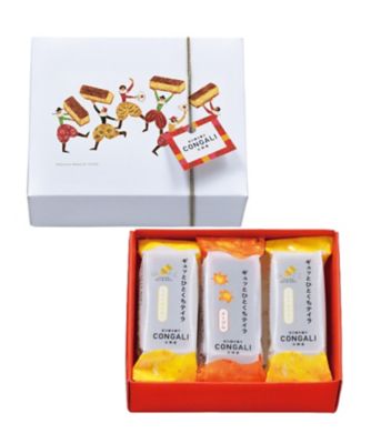 ＜匠の焼き菓子 CONGALI 文明堂＞【帰省＆お年賀手土産おまとめ】年賀ギュッとひとくちテイラ６個入（はちみつ・メープル）