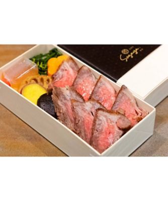 ＜佐賀牛 Sagaya 銀座 delicatessen＞【店頭受取／新宿】佐賀牛ステーキ弁当（ランプ）