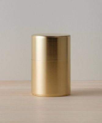 EN TEA/エンティー <開化堂> 茶筒 真鍮100g