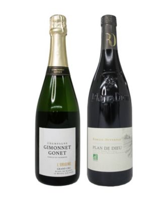 シャンパーニュ＆フランス赤ワイン2本セット | 銀座三越