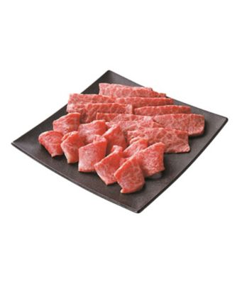 ＜精肉の二幸＞鹿児島黒牛　焼肉用３種盛合わせ（バラ・もも肉２種）