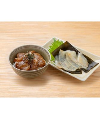 １１０３９　１箱　北海道産平目の昆布〆とゴマダレ平目の詰合せ