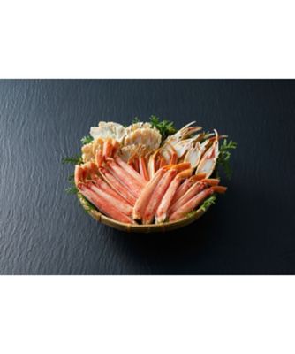 【SALE】三越伊勢丹オンラインストア 42318229ボイルたらば & ボイルずわいハーフポーション 各1kg 食品【三越伊勢丹/公式】