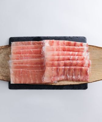 国産仔牛専門店 小島/コクサンコウシセンモンテン コジマ 岩手県産白金豚・四元豚ロースしゃぶしゃぶ食べ比べセット 肉【三越伊勢丹/公式】