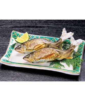 ２０２４３　【年末届】国産子持ち鮎の塩焼き