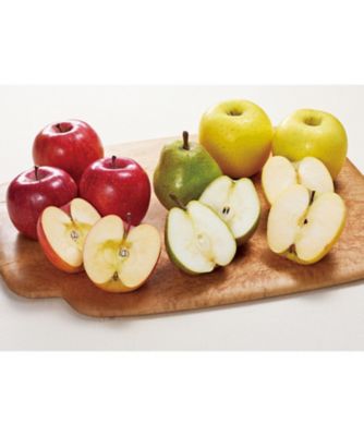 三越伊勢丹オンラインストア 20307 山形県産赤・黄りんごと洋ナシ 食品【三越伊勢丹/公式】