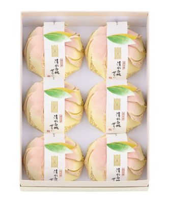 【母の日】清水白桃ぜりぃ６個入り