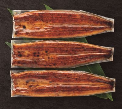 魚勢/ウオセイ 【一の丑】愛知県産　新仔うなぎ蒲焼　３枚　７月１７日（木）・１８日（金）お届け