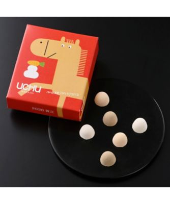 ＜UCHU wagashi＞【菓遊庵おまとめ】京都／ｏｃｈｏｂｏ　ｍｉｎｉ　干支ボックス（午）