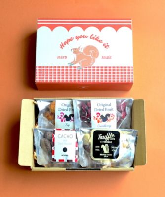 NOOKS FOODS/ヌークスフーズ 【１１月】カカオ＆ダークショコラとトリュフナッツ・ドライフルーツの詰め合わせボックス