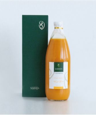 ＜日本橋 千疋屋総本店＞果汁１００％ジュース　アルフォンソマンゴー１本（化粧箱入）
