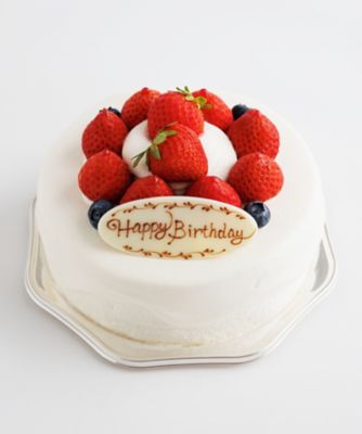 noix de beurre/ノワ・ドゥ・ブール 【店頭受取／新宿】苺のデコレーション　１５ｃｍ　午前１１時～午後６時お受け取り