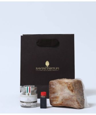 ＜SAVINI TARTUFI＞７１５【年内届】クリスマスや年始のパーティーの豪華手土産にも！トリュフ香る飛騨牛のローストビーフと黒トリュフ塩のセット【福袋】