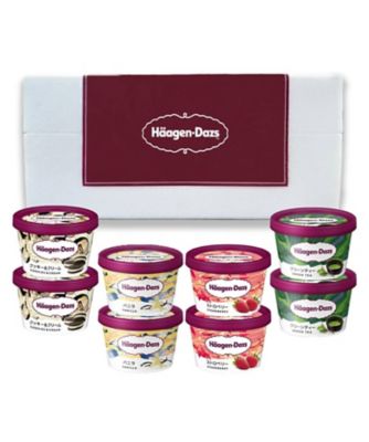 ＜Haagen-Dazs＞ハーゲンダッツミニカップ８個セット　ＨＤ３８Ｒ