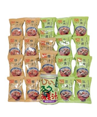 あぶまた味噌/アブマタミソ 越前味噌フリーズドライ味噌汁と青森県で作ったひいふうみそ汁のセット