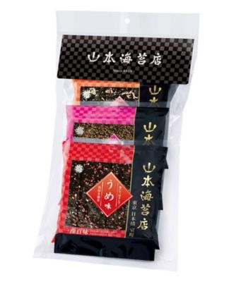 山本海苔店/ヤマモトノリテン 【２３おまとめ】具付のり　一藻百味３袋詰合せ【７月届】