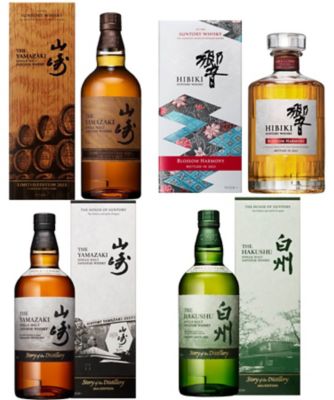 国産ウイスキー４本セット【６月届】