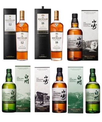 マッカラン＆山崎＆白州　ウイスキー６本セット【６月届】