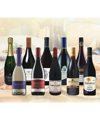 ２４００１　シャンパーニュ入り　世界のピノノワール飲み比べ１０本セット
