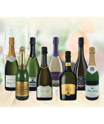 ２４００２　シャンパーニュ入り　銘醸ヨーロッパ飲み比べ　スパークリングワイン８本セット