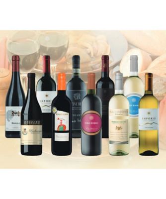 ２４０２３　バローロ、バルバレスコが入ったイタリア周遊　赤白１０本セット