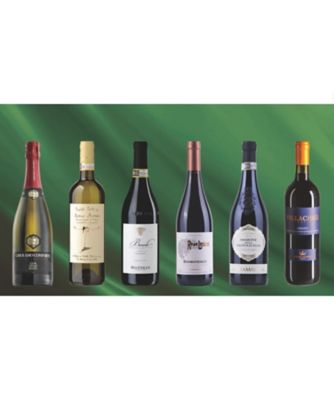 ２４０５２　バローロ、バルバレスコ、アマローネが入った最高格付けＤＯＣＧを愉しむイタリア赤白泡６本セット