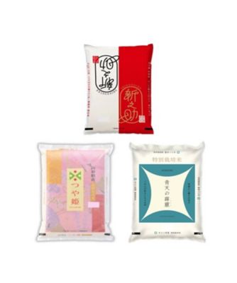 ＜銀座米屋彦太郎＞７０７【年内届】銀座米屋彦太郎　お米の福袋　五つ星マイスター厳選米セット２ｋｇ×３袋【福袋】