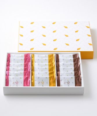 ＜PIERRE HERME PARIS＞【夏季配送】ラングドシャ　１８枚詰合せ