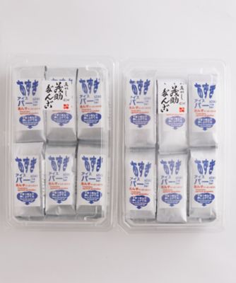 1月】あずきアイスバー12本入 | 茂助だんご/モスケダンゴ | 三越