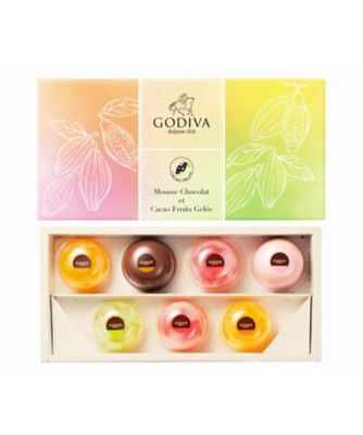 ＜GODIVA＞ムースショコラ　エ　カカオフルーツジュレ　７個入