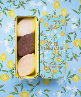 【６月】詰合せクッキー缶　ＨＡＬＦセット（Ｌｅｍｏｎ　＆　Ｏｒｉｅｎｔａｌ　Ｆｌｏｗｅｒ）