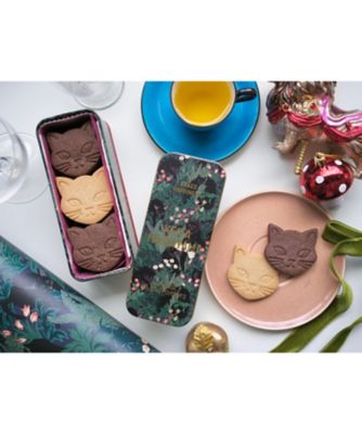 12月】詰合せクッキー缶 HALFセット（CHAT NOIR