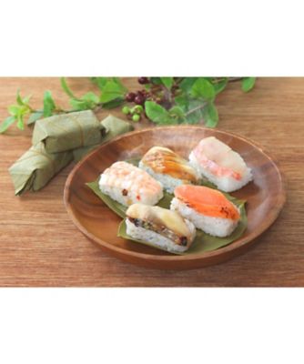 奈良　ゐざさ/ナラ　イザサ 柿の葉寿司５種３０個入（蒸し寿司仕様）