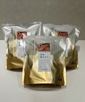 ＜にんべん＞素材薫るだし　かつおと昆布　１１袋入り×３個