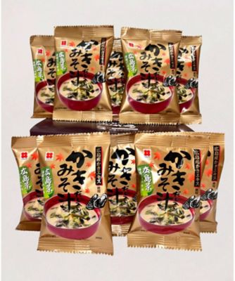 ＜あぶまた味噌＞【ＤＡＩＬＹおまとめ】＜新庄＞フリーズドライかきだし入りみそ汁　１０個セット