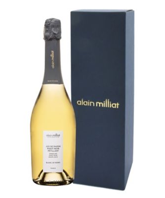 １０８．【ノンアルコール】フランス産ピノ・ノワール使用〈アラン・ミリア〉スパークリングジュース　ブラン・ド・ノワール　ギフト箱入　